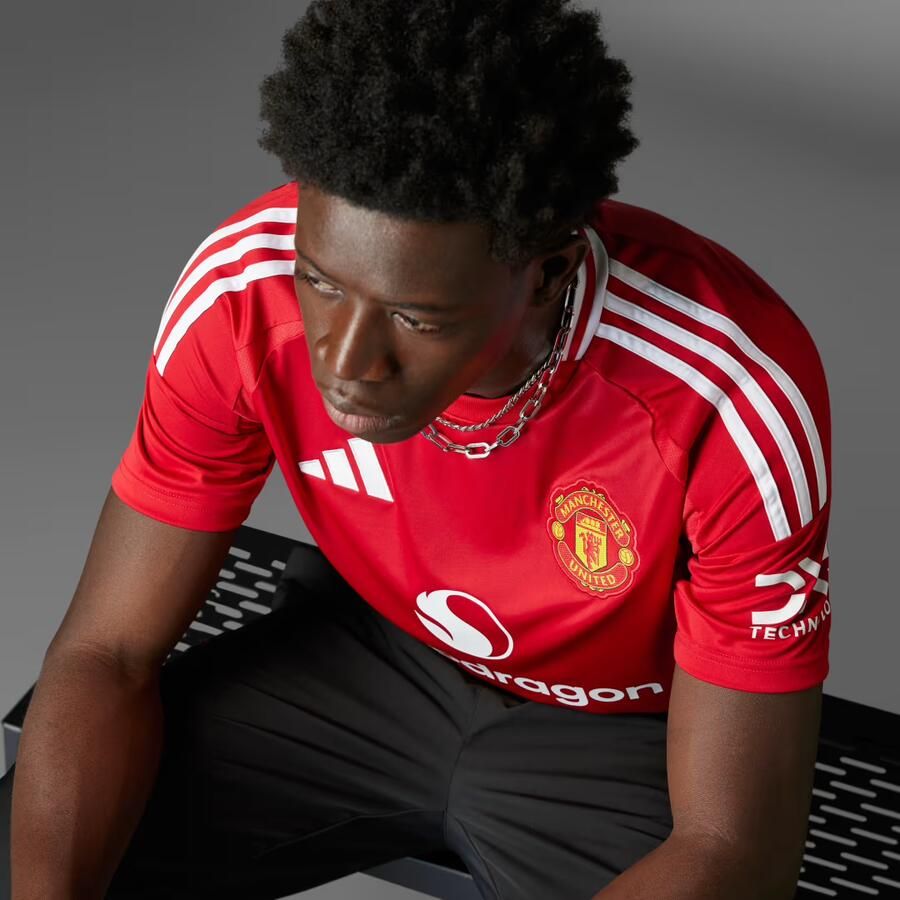 Adidas Manchester United FC 2024 25 Home Shirt Mufc Red- Heren Mufc Red - Foto 3