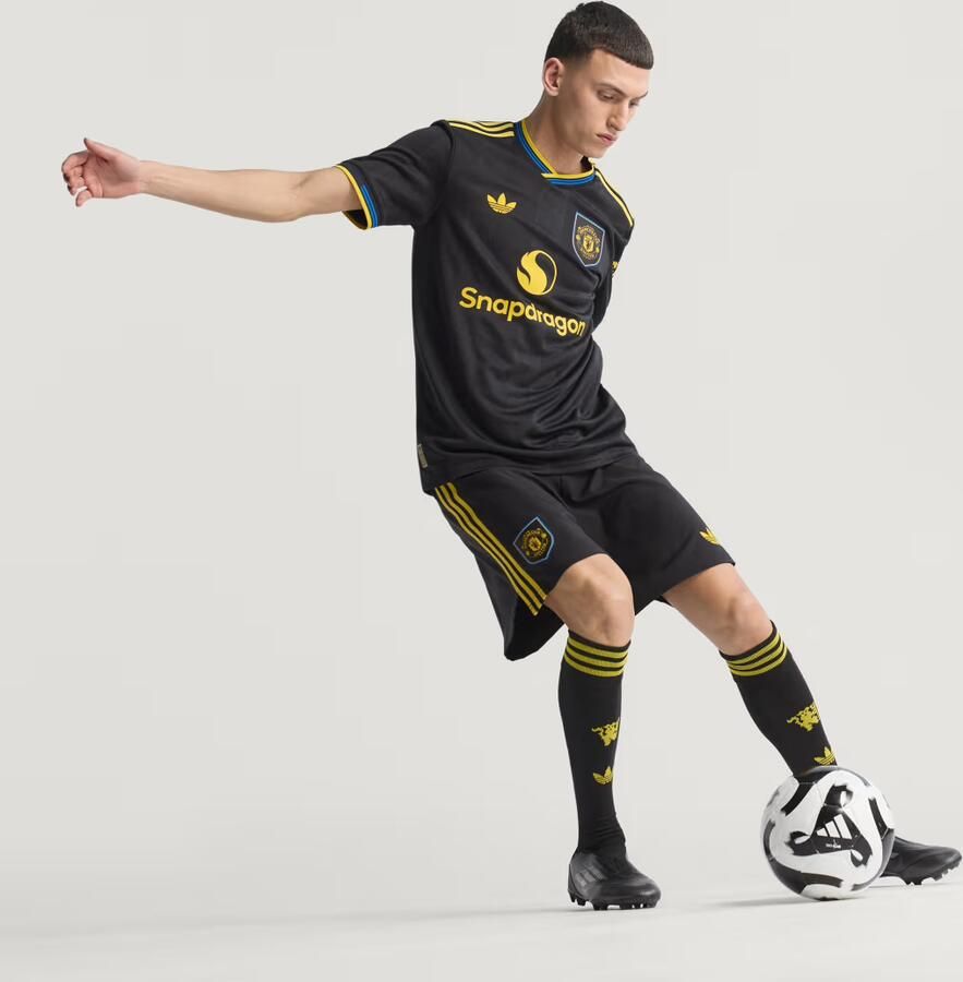 Adidas Originals Manchester United FC 2025 26 Match Third Shirt Zwart- Heren Zwart - Foto 3