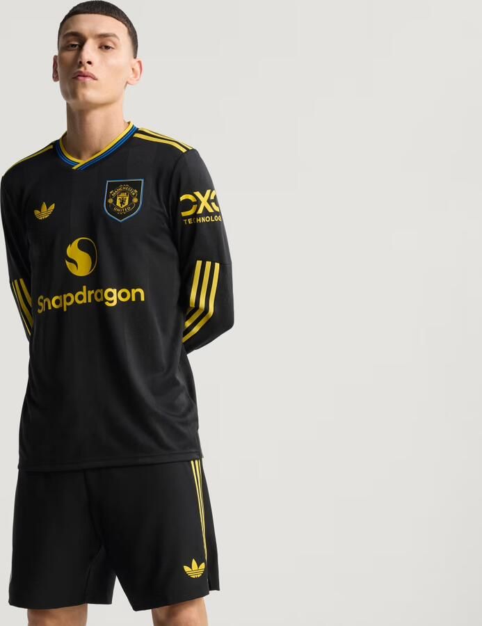 Adidas Manchester United 25 26 Authentiek Derde Shirt met Lange Mouwen