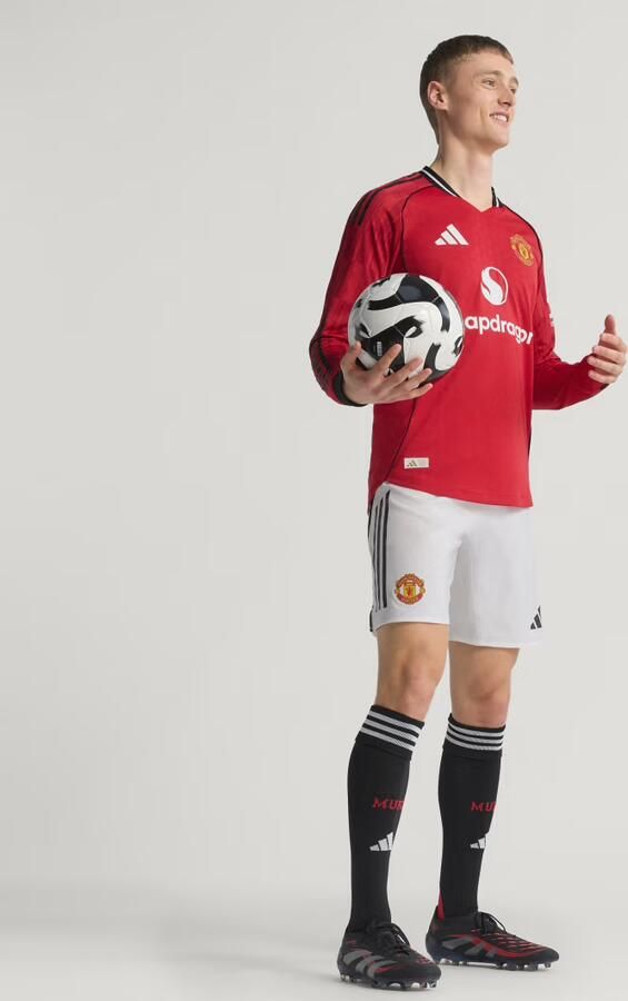 Adidas Manchester United 25 26 Authentiek Longsleeve Thuisshirt - Foto 4