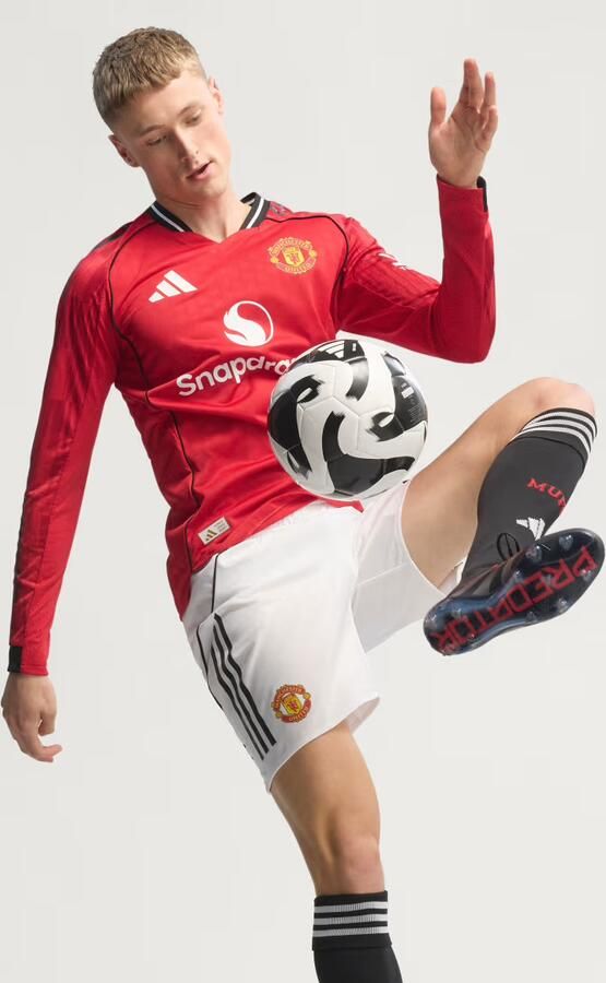 Adidas Manchester United 25 26 Authentiek Longsleeve Thuisshirt - Foto 5