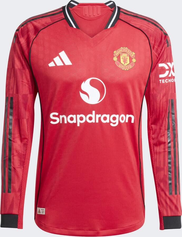 Adidas Manchester United 25 26 Authentiek Longsleeve Thuisshirt - Foto 3
