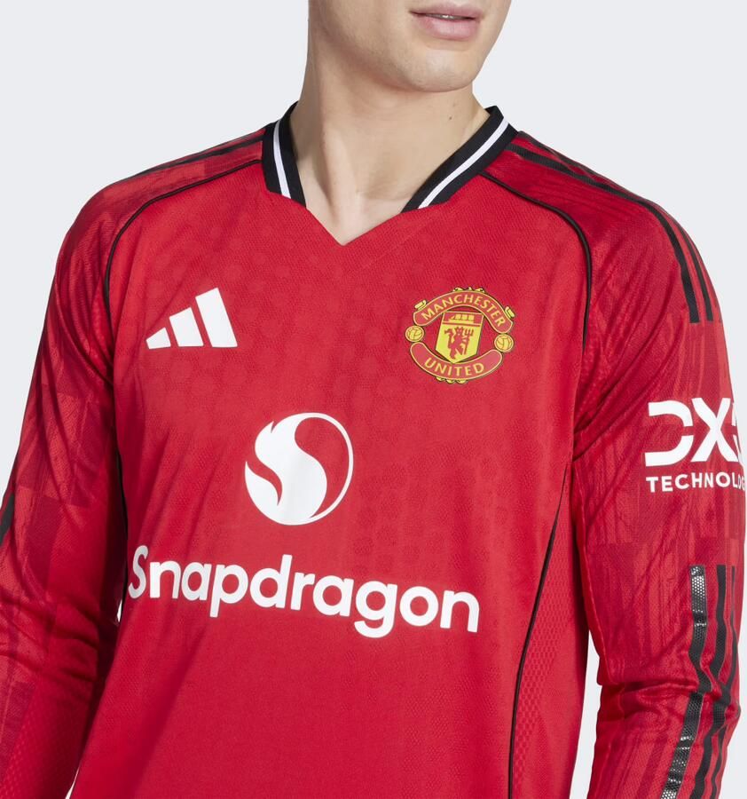 Adidas Manchester United 25 26 Authentiek Longsleeve Thuisshirt - Foto 2