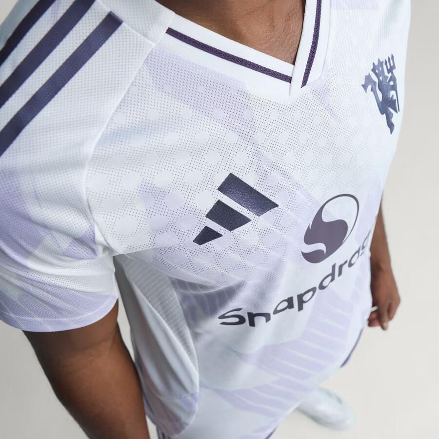Adidas Manchester United 2025 26 Match Away Shirt Wit- Heren Wit