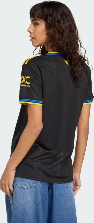 Adidas Originals Manchester United FC 2025 26 Third Shirt Dames Zwart- Dames Zwart - Foto 5
