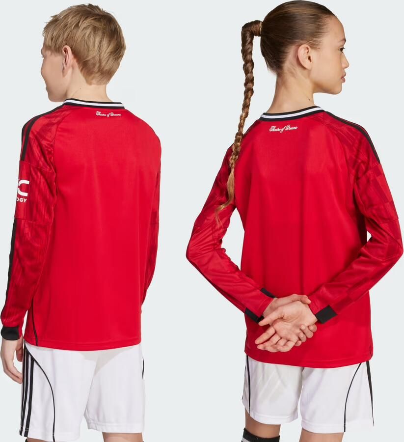 Adidas chester United 25 26 Long Sleeve Thuisshirt Kids - Foto 2