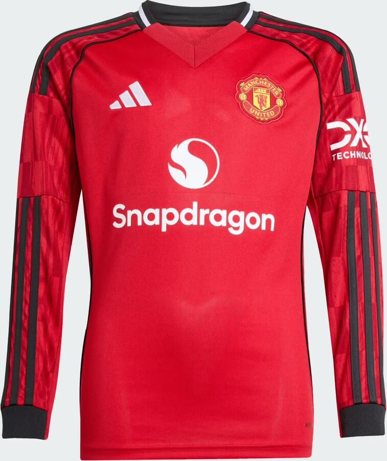 Adidas chester United 25 26 Long Sleeve Thuisshirt Kids - Foto 3