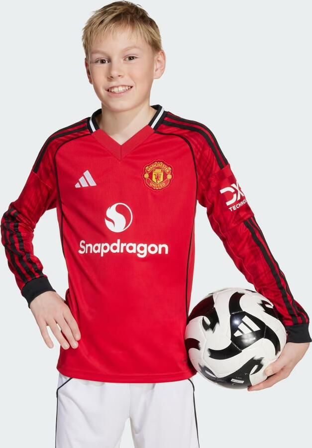 Adidas chester United 25 26 Long Sleeve Thuisshirt Kids - Foto 4