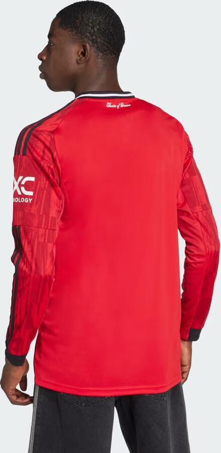 Adidas Manchester United FC 25 26 Long Sleeve Home Shirt Rood- Heren Rood - Foto 4