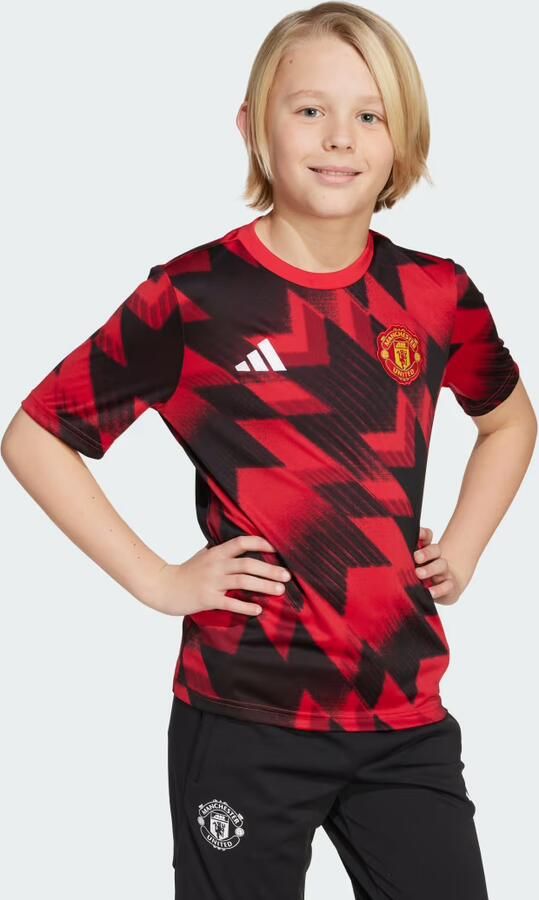 Adidas chester United 25 26 Pre-Match Voetbalshirt Kids