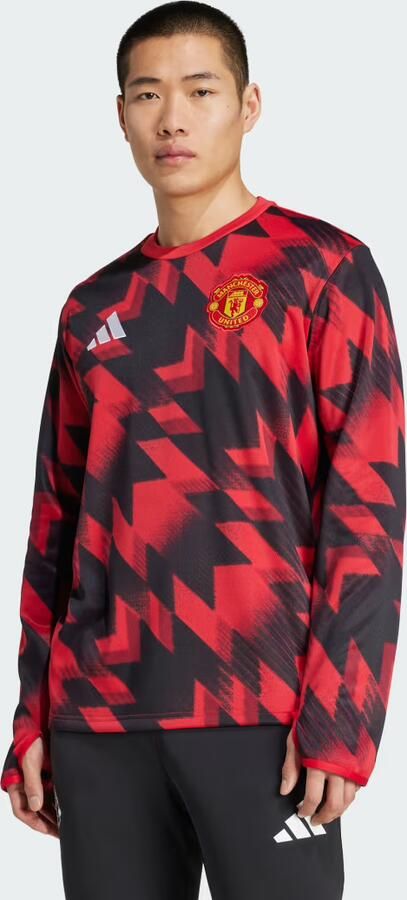 Adidas Manchester United 25 26 Pre-Match Warm Shirt
