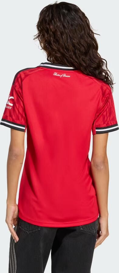 Adidas Manchester United FC 2025 26 Home Shirt Dames Rood- Dames Rood - Foto 3
