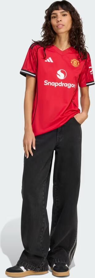 Adidas Manchester United FC 2025 26 Home Shirt Dames Rood- Dames Rood - Foto 4