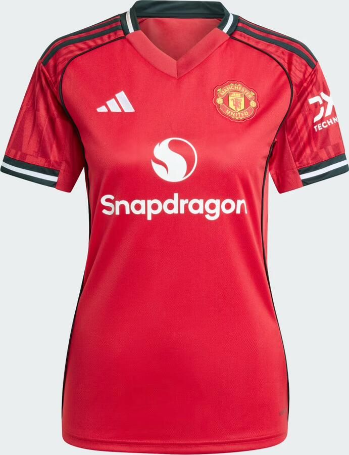 Adidas Manchester United FC 2025 26 Home Shirt Dames Rood- Dames Rood - Foto 2