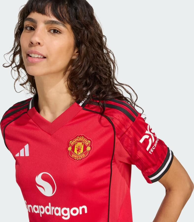 Adidas Manchester United FC 2025 26 Home Shirt Dames Rood- Dames Rood