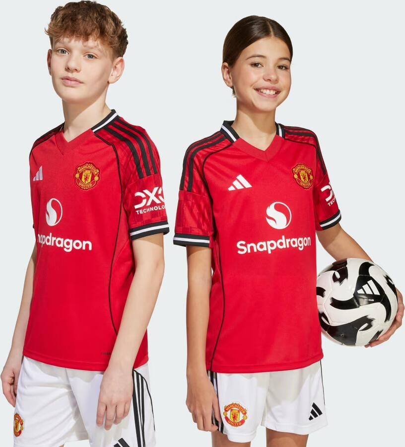 Adidas chester United 25 26 Thuisshirt Kids