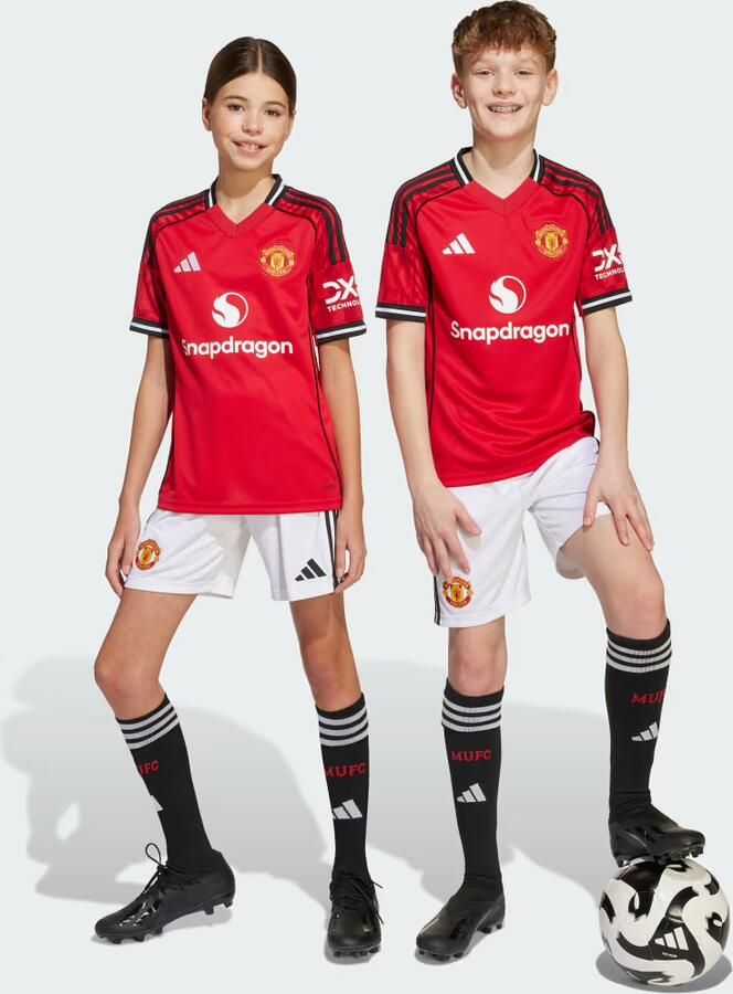 Adidas chester United 25 26 Thuisshort Kids - Foto 3
