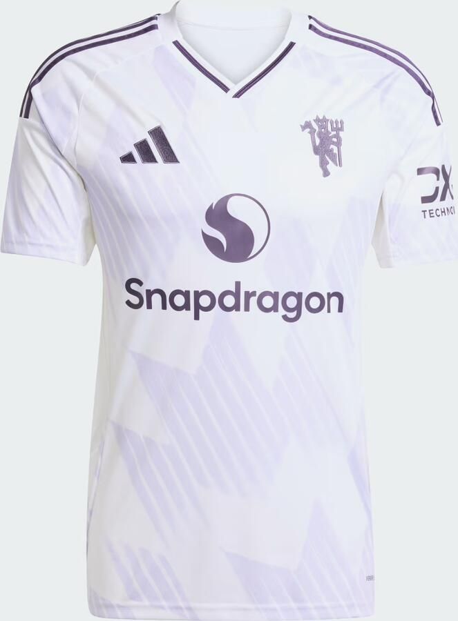 Adidas Manchester United FC 2025 26 Away Shirt Heren Wit- Heren Wit - Foto 2