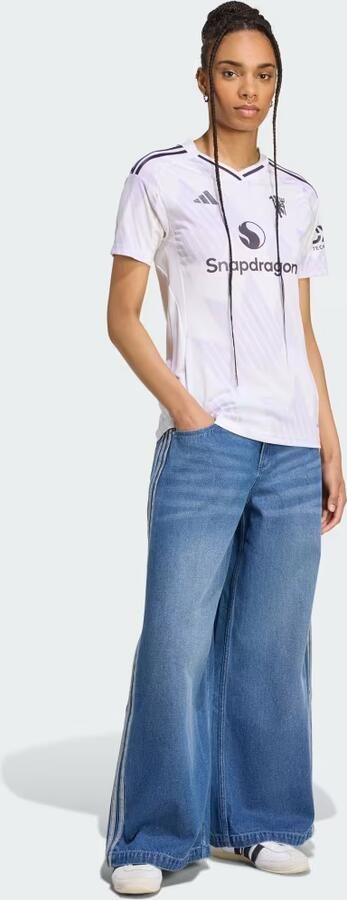 Adidas Manchester United FC 2025 26 Away Shirt Dames White- Dames White - Foto 6