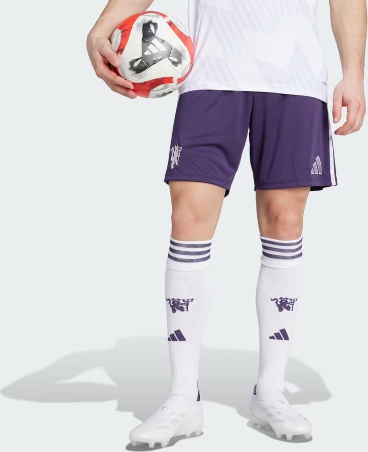 Adidas Manchester United FC 2025 26 Away Shorts Paars- Heren Paars - Foto 6