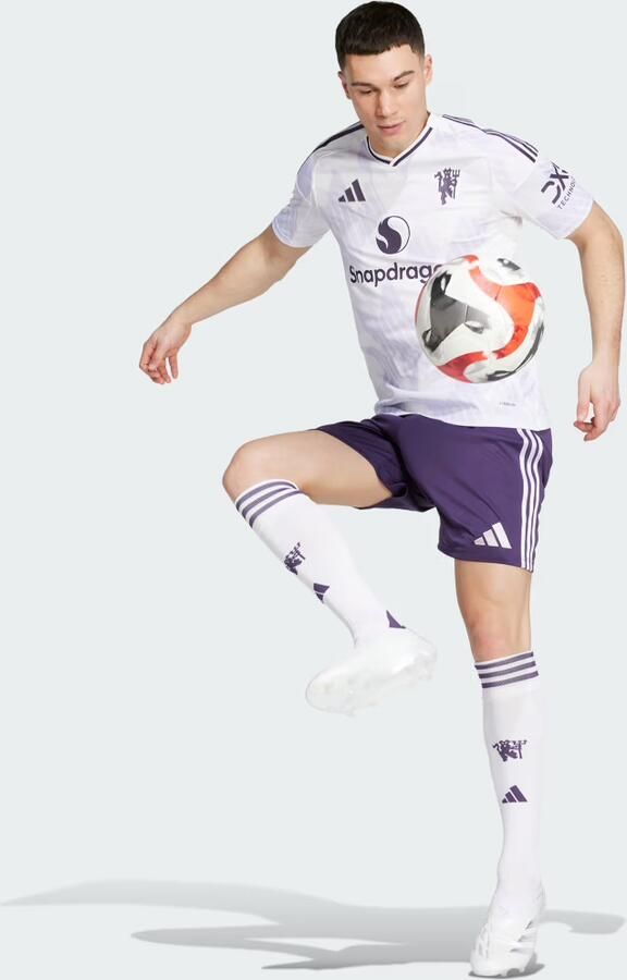 Adidas Manchester United FC 2025 26 Away Shorts Paars- Heren Paars - Foto 5