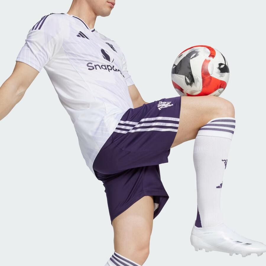 Adidas Manchester United FC 2025 26 Away Shorts Paars- Heren Paars - Foto 2
