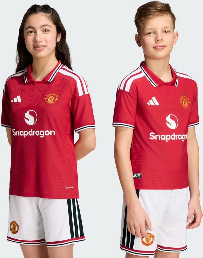 Adidas chester United 26 27 Authentiek Thuisshirt Kids