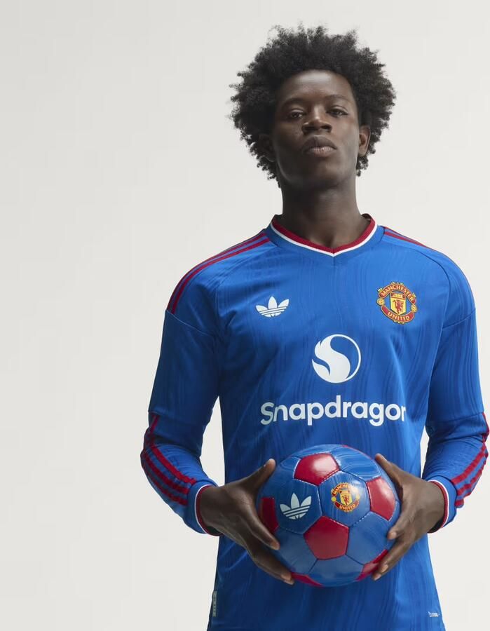 Adidas Manchester United 26 27 Authentiek Uitshirt met Lange Mouwen