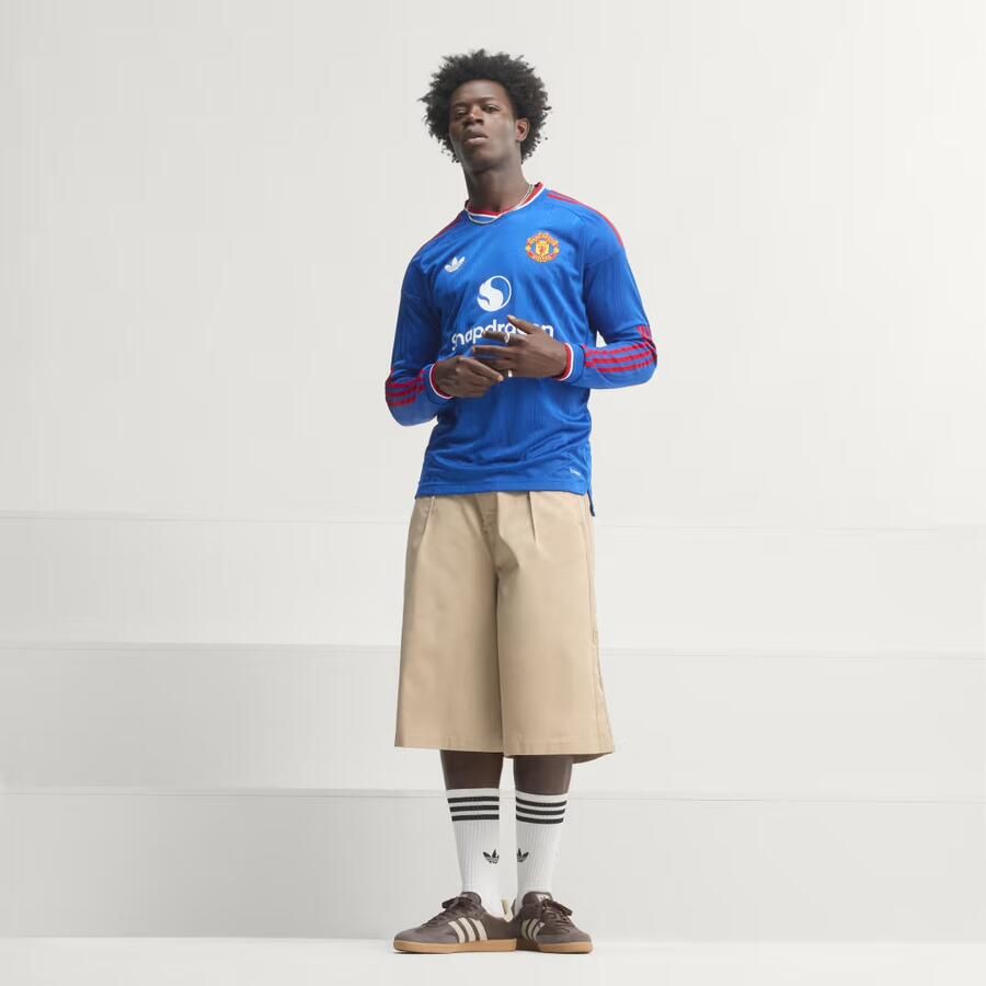 Adidas Manchester United 26 27 Authentiek Uitshirt met Lange Mouwen - Foto 3