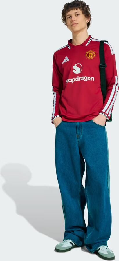 Adidas Manchester United FC 26 27 Long Sleeve Home Shirt Rood- Heren Rood - Foto 5