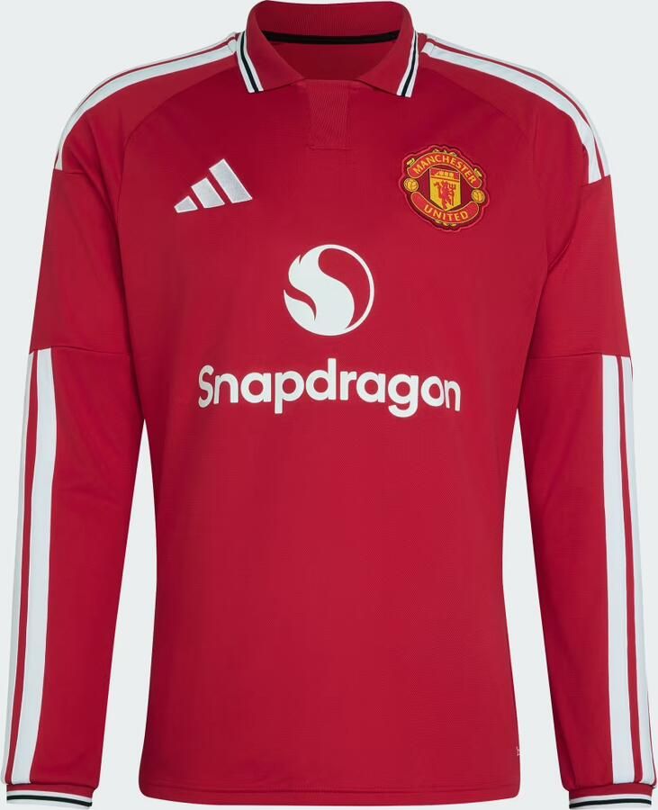 Adidas Manchester United FC 26 27 Long Sleeve Home Shirt Rood- Heren Rood - Foto 4