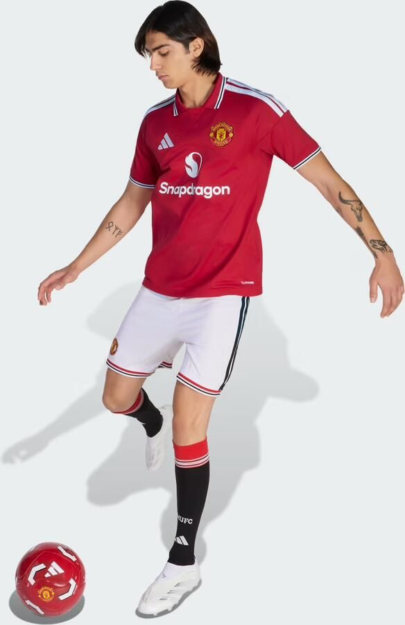 Adidas Manchester United FC 2026 27 Home Shorts Wit- Heren Wit - Foto 6