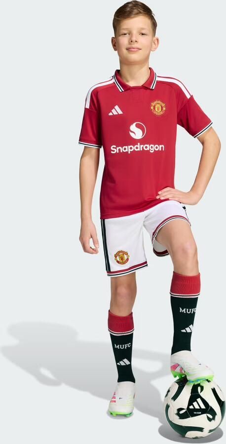 Adidas chester United FC 2026 27 Home Shorts Junior Wit Kind Wit - Foto 6