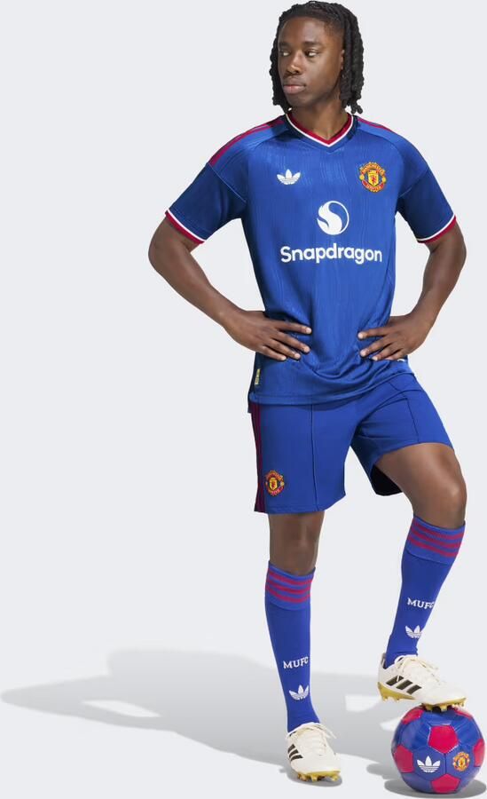 Adidas Originals Manchester United FC 2026 27 Match Away Shirt Blauw- Heren Blauw - Foto 3