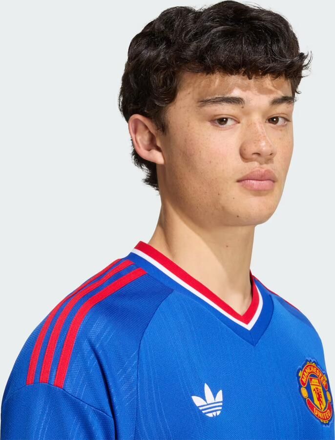 Adidas Originals Manchester United FC 26 27 Long Sleeve Away Shirt Blauw- Heren Blauw - Foto 3