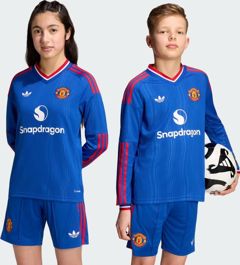 Adidas chester United 26 27 Uitshirt met Lange Mouwen Kids