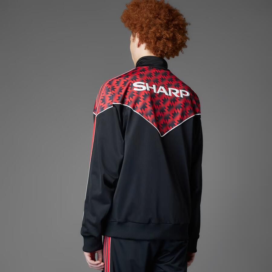 Adidas Manchester United Track Top 91 Zwart- Heren Zwart