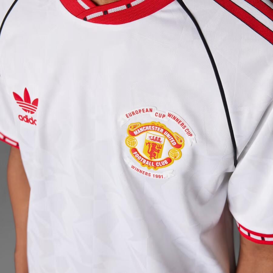 Adidas Manchester United Away Jersey 91 Wit- Heren Wit - Foto 2