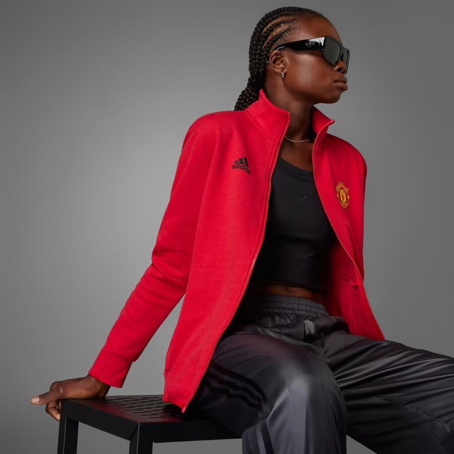 Adidas Manchester United Anthem Jack Rood- Dames Rood - Foto 4