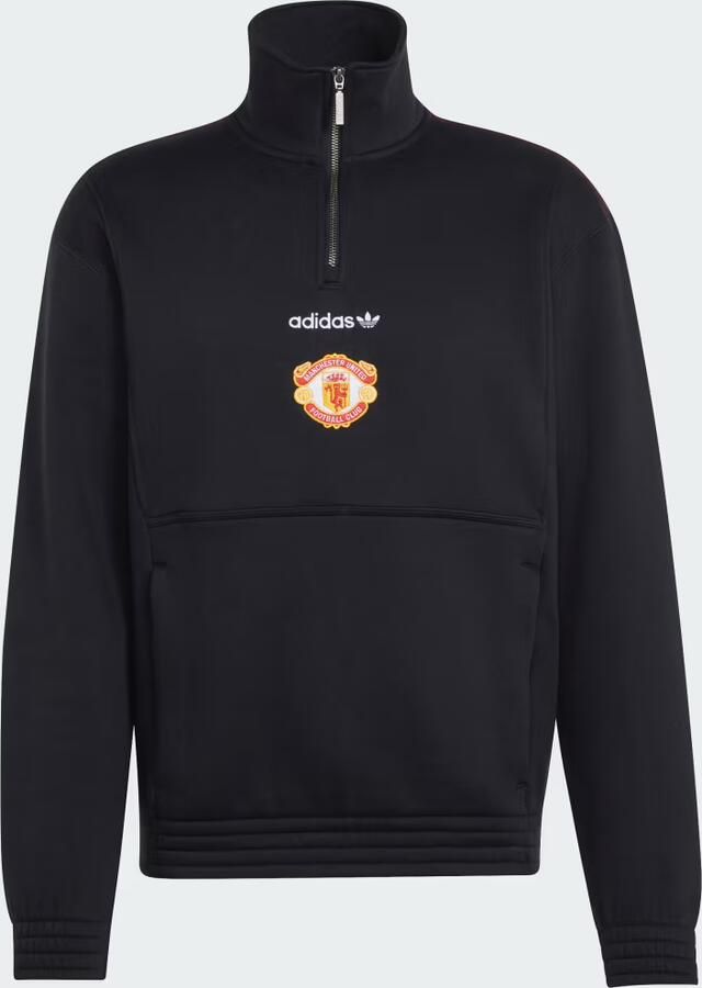 Adidas Manchester United EQT Sweatshirt met Halflange Rits