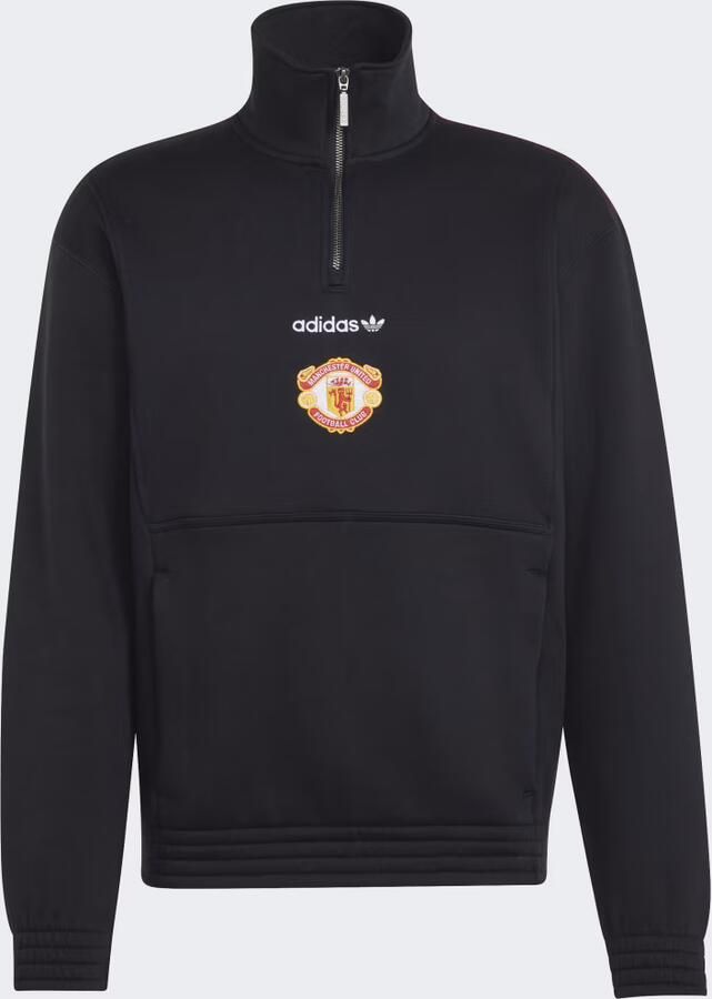 Adidas Manchester United EQT Sweatshirt met Halflange Rits