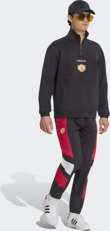 Adidas Manchester United EQT Sweatshirt met Halflange Rits - Foto 3
