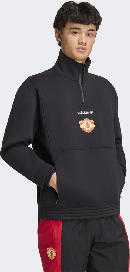 Adidas Manchester United EQT Sweatshirt met Halflange Rits - Foto 4