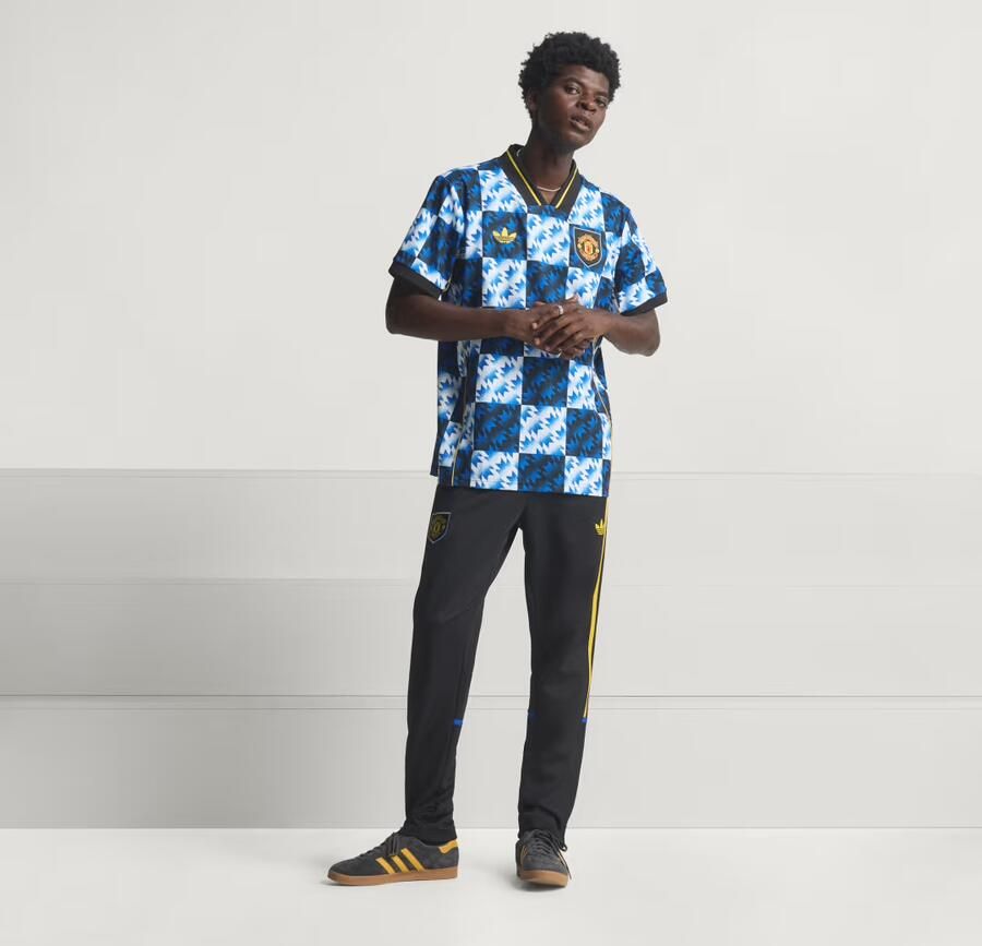 Adidas Originals Manchester United LFSTLR Jersey Blauw- Heren Blauw - Foto 5