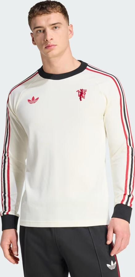 Adidas Originals Manchester United FC OG Long Sleeve T-Shirt Wit- Heren Wit - Foto 2