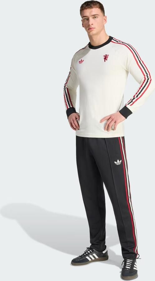 Adidas Originals Manchester United FC OG Long Sleeve T-Shirt Wit- Heren Wit - Foto 5