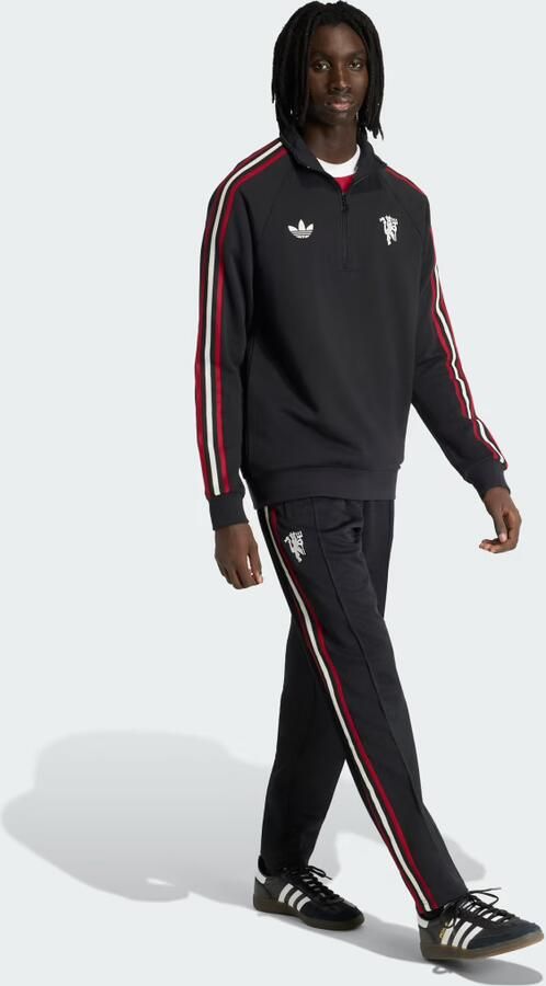 Adidas Manchester United Originals Sweatshirt met Halflange Rits - Foto 4