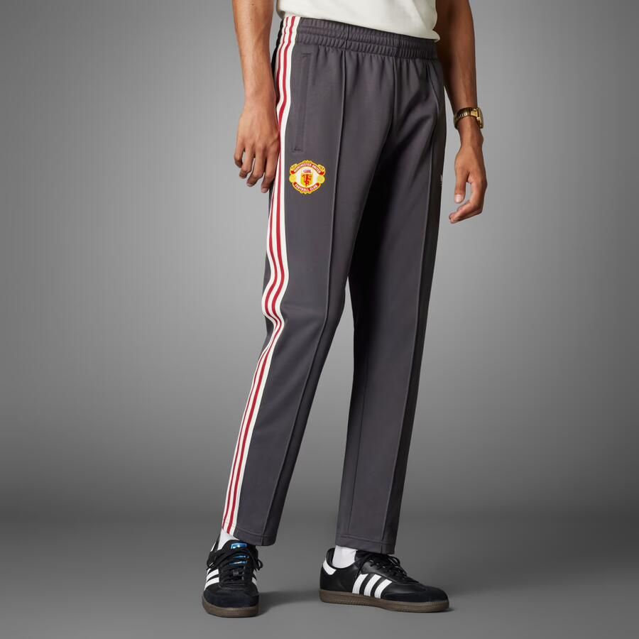 Adidas Originals Manchester United FC Track Pants Utility Black- Heren Utility Black