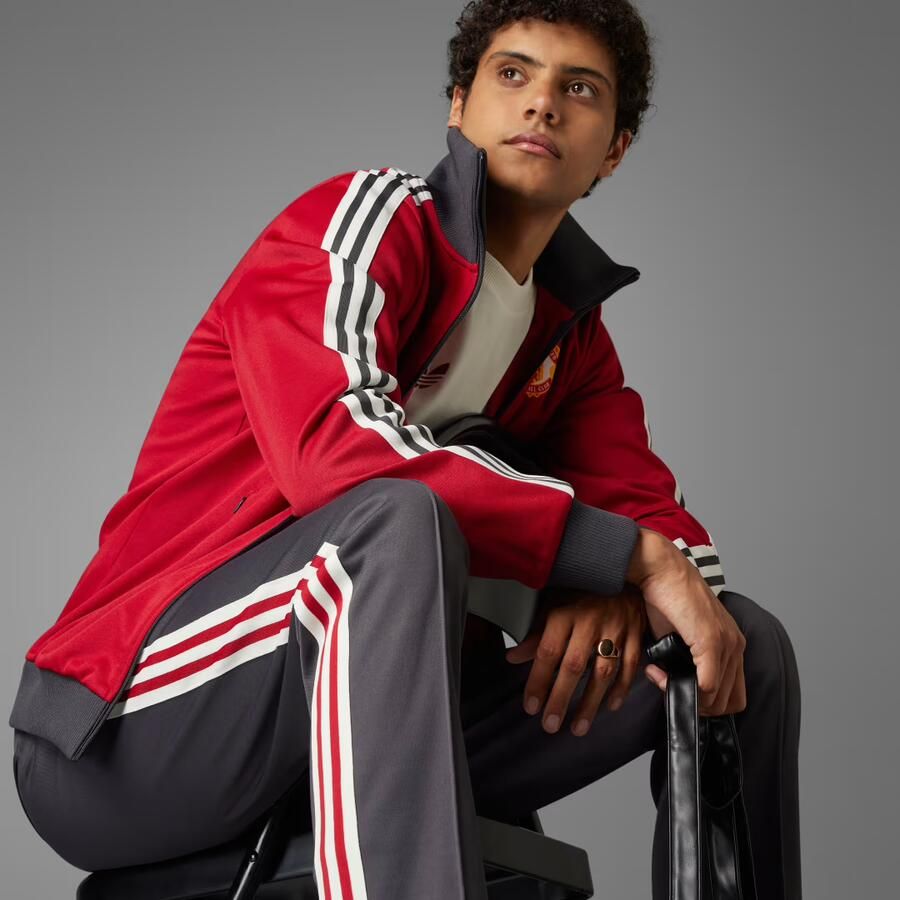 Adidas Originals Manchester United FC Track Pants Utility Black- Heren Utility Black - Foto 3