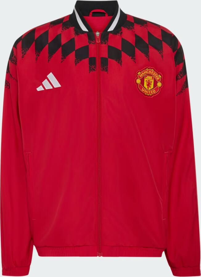 Adidas Manchester United FC Stadium Track Top Rood- Heren Rood - Foto 5
